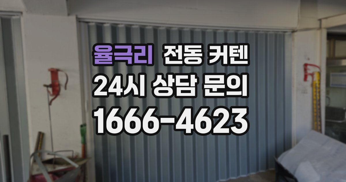 율극리 전동 커텐