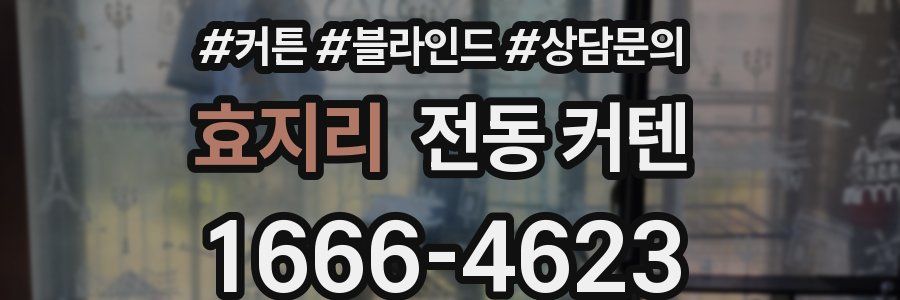 효지리 전동 커텐