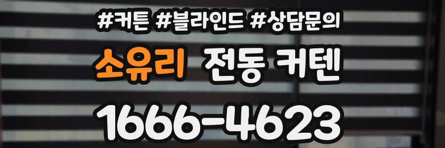 소유리 전동 커텐