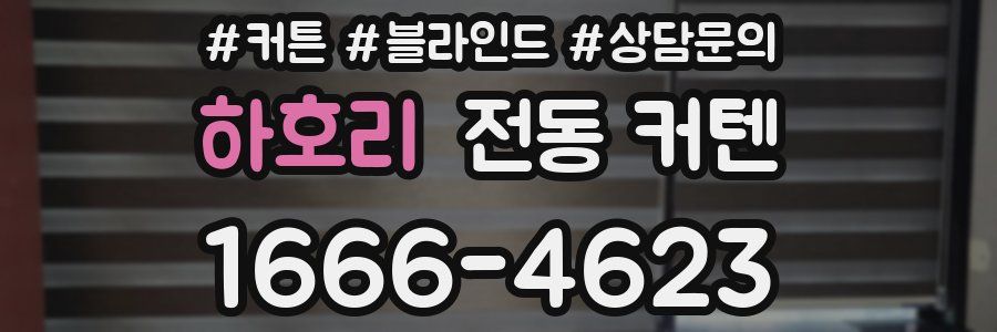 하호리 전동 커텐
