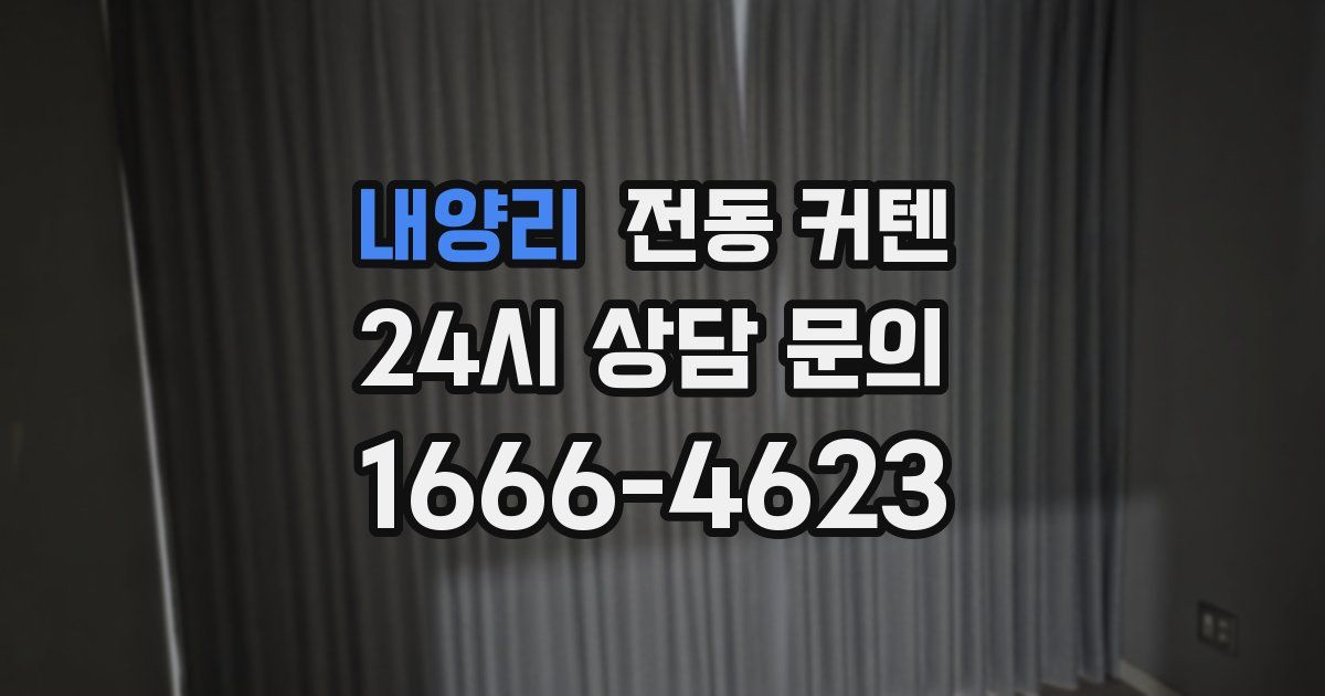 내양리 전동 커텐