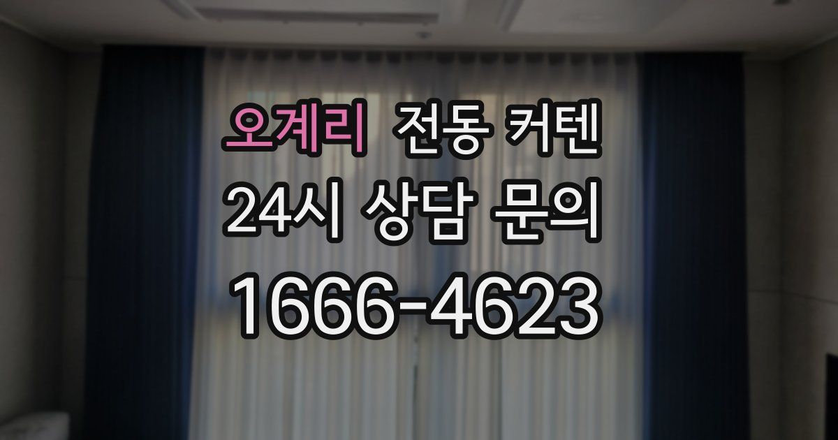 오계리 전동 커텐