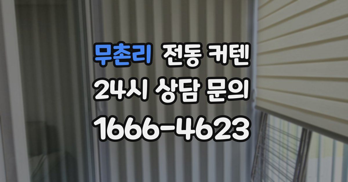 무촌리 전동 커텐