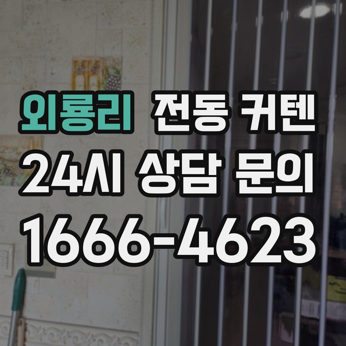 외룡리 전동 커텐