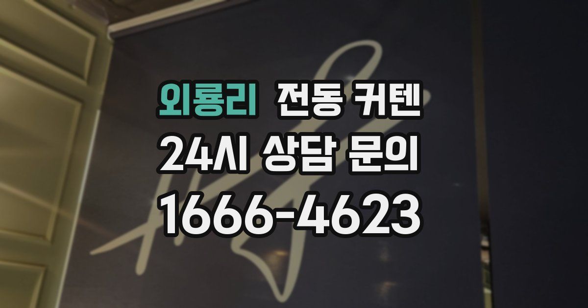 외룡리 전동 커텐