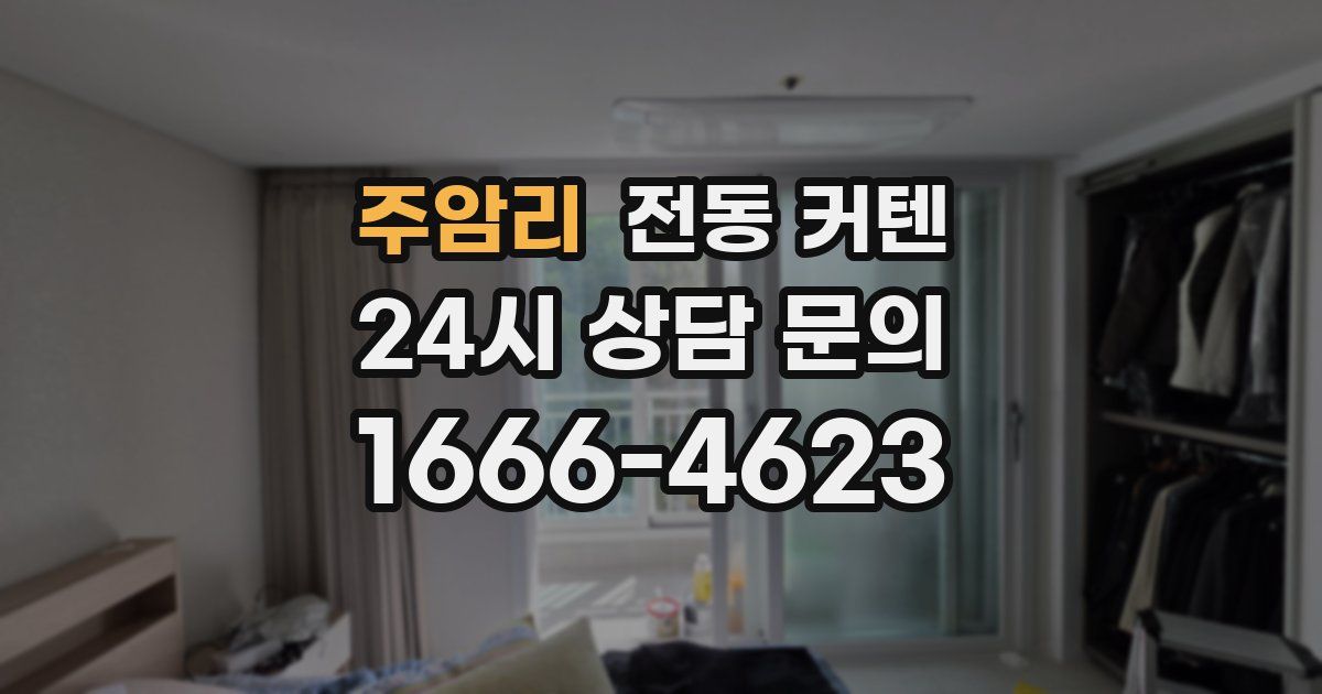 주암리 전동 커텐