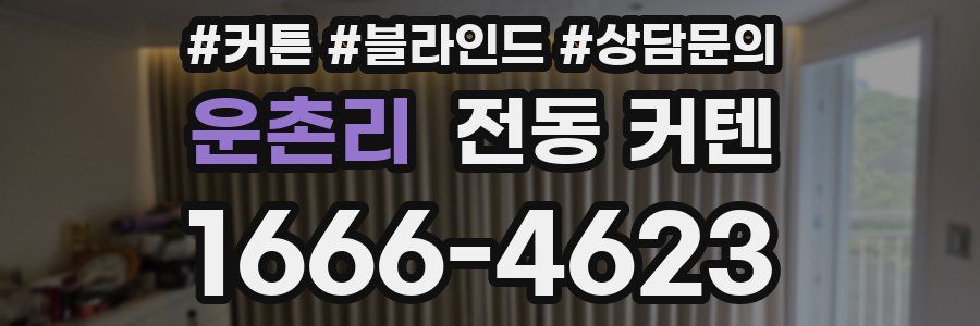 운촌리 전동 커텐