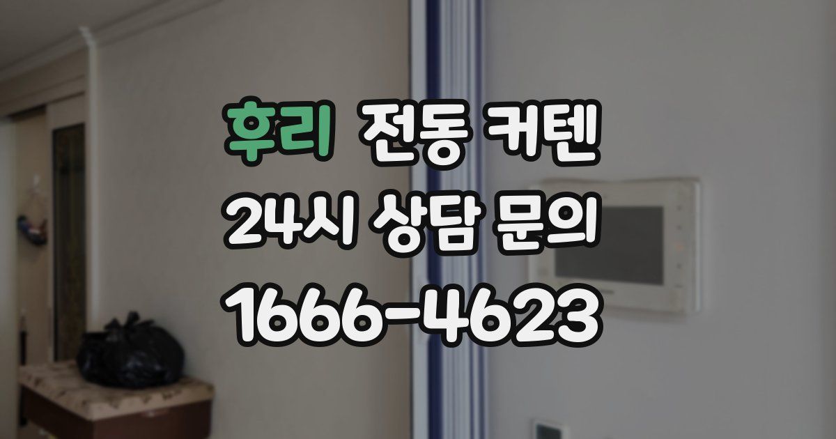 후리 전동 커텐