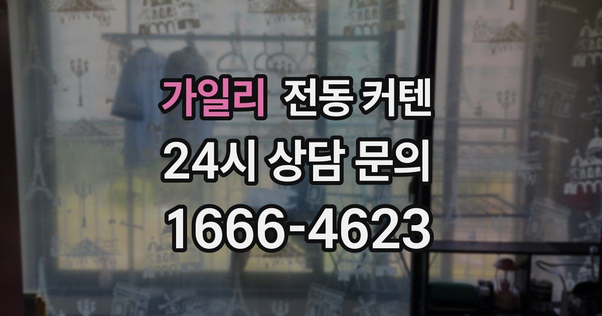가일리 전동 커텐