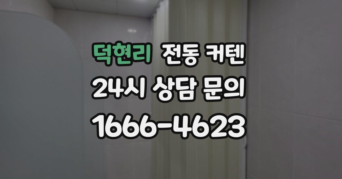 덕현리 전동 커텐