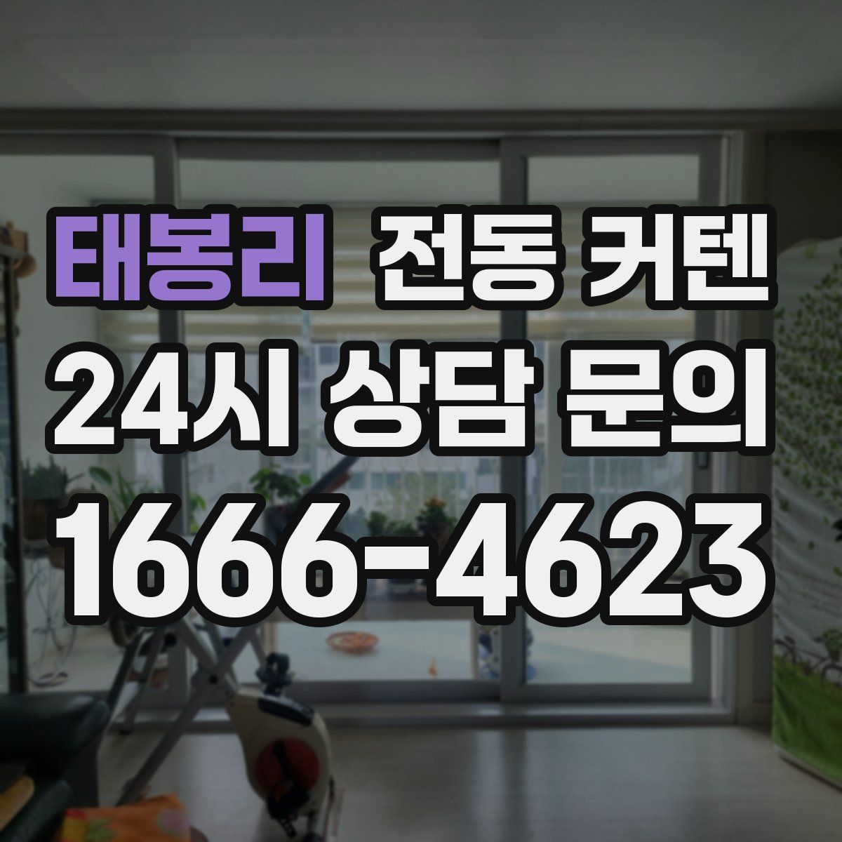 태봉리 전동 커텐
