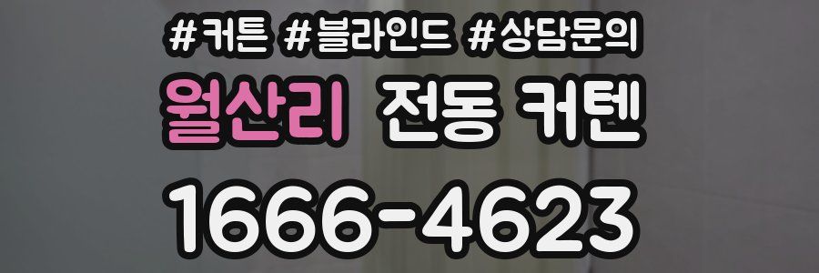 월산리 전동 커텐