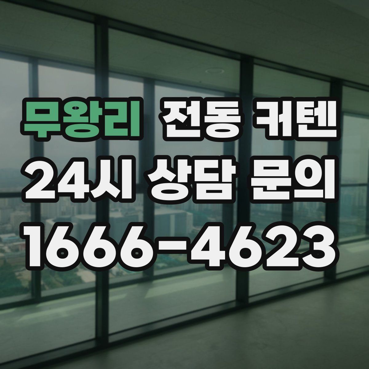 무왕리 전동 커텐