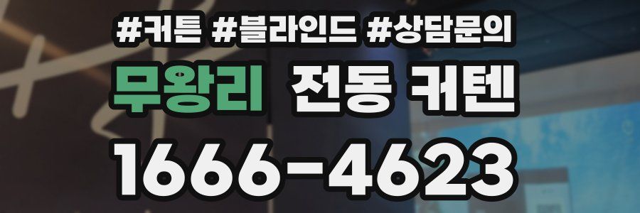 무왕리 전동 커텐
