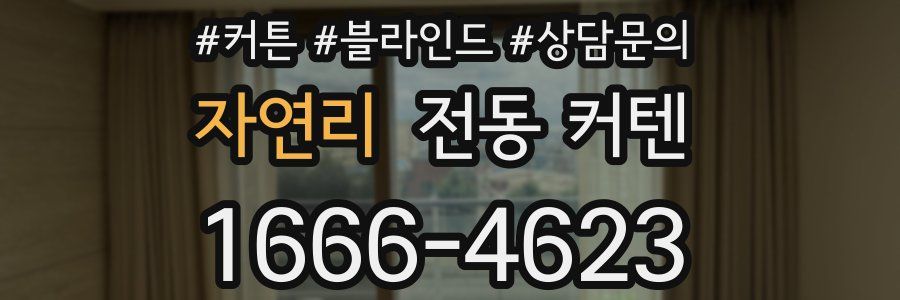 자연리 전동 커텐