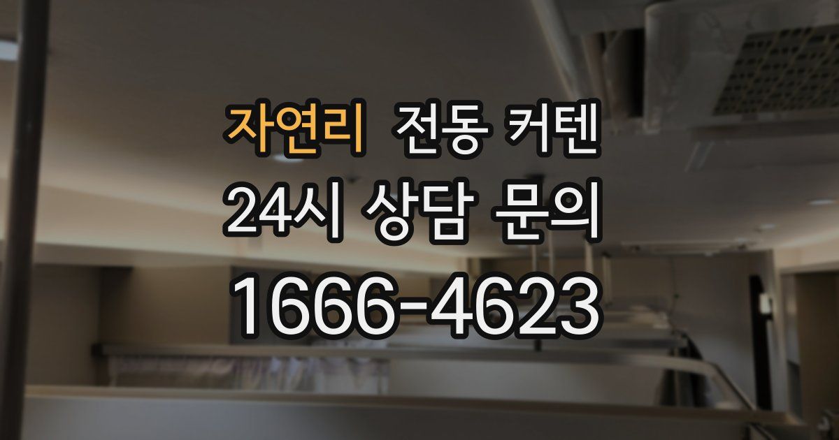 자연리 전동 커텐
