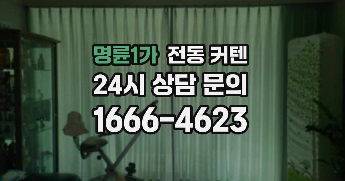 명륜1가 전동 커텐