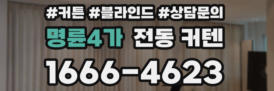 명륜4가 전동 커텐