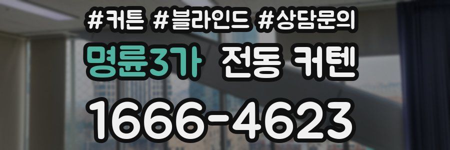 명륜3가 전동 커텐