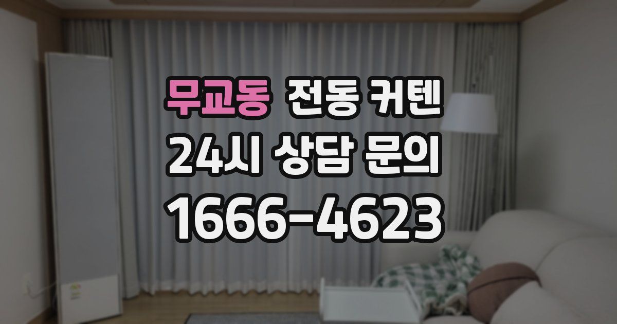 무교동 전동 커텐