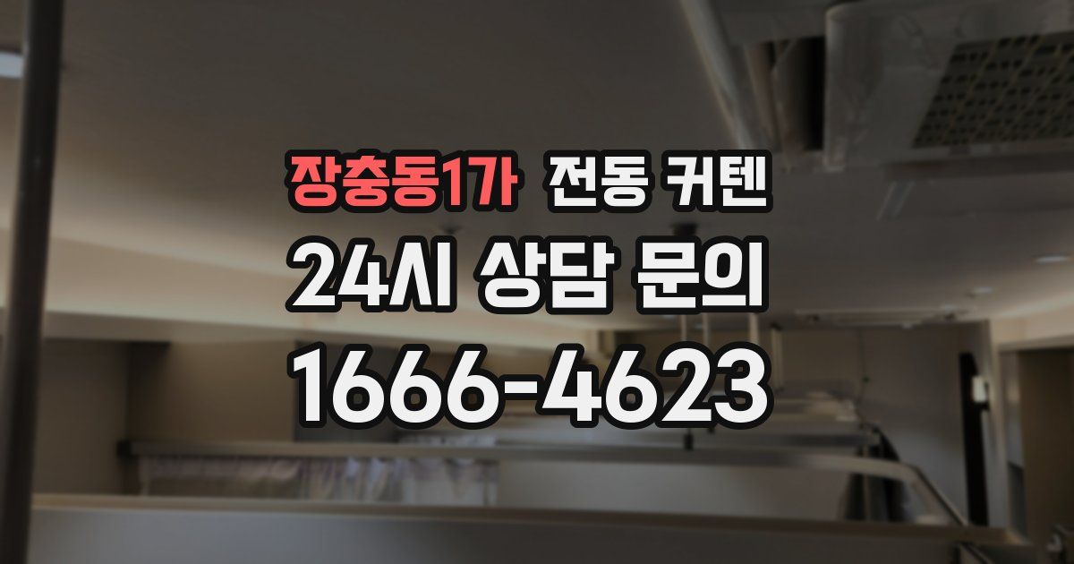 장충동1가 전동 커텐