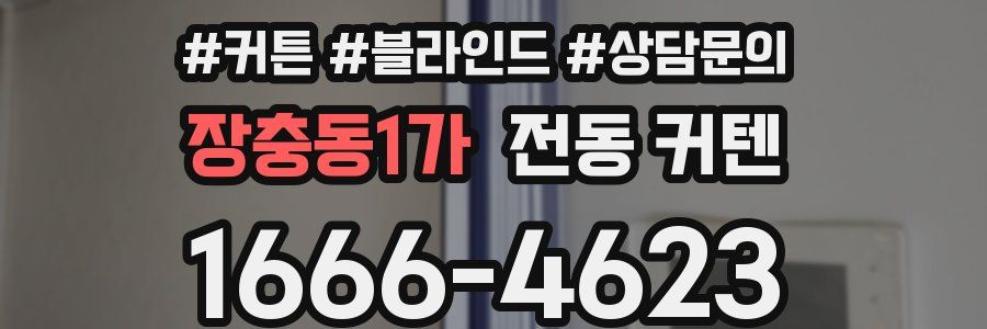 장충동1가 전동 커텐