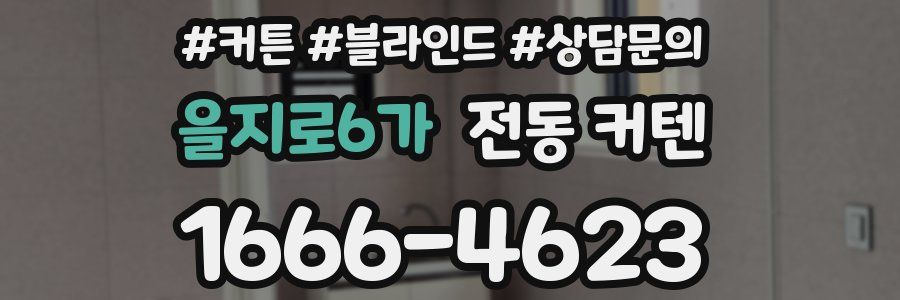 을지로6가 전동 커텐