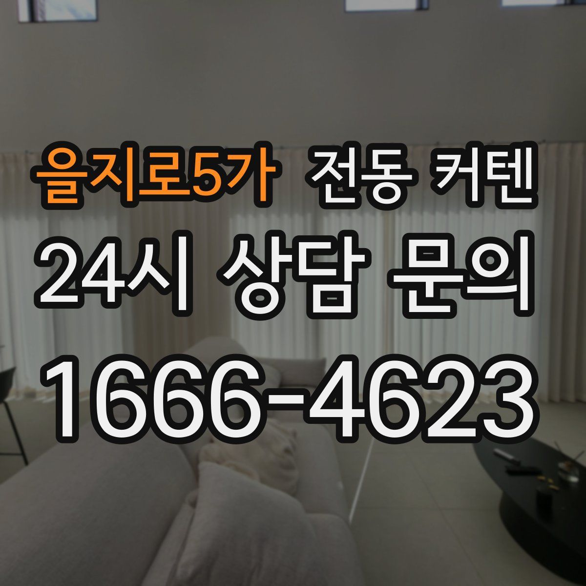 을지로5가 전동 커텐