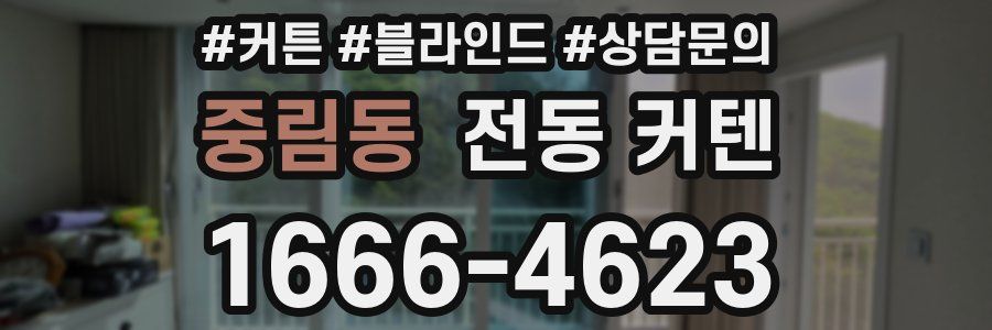 중림동 전동 커텐