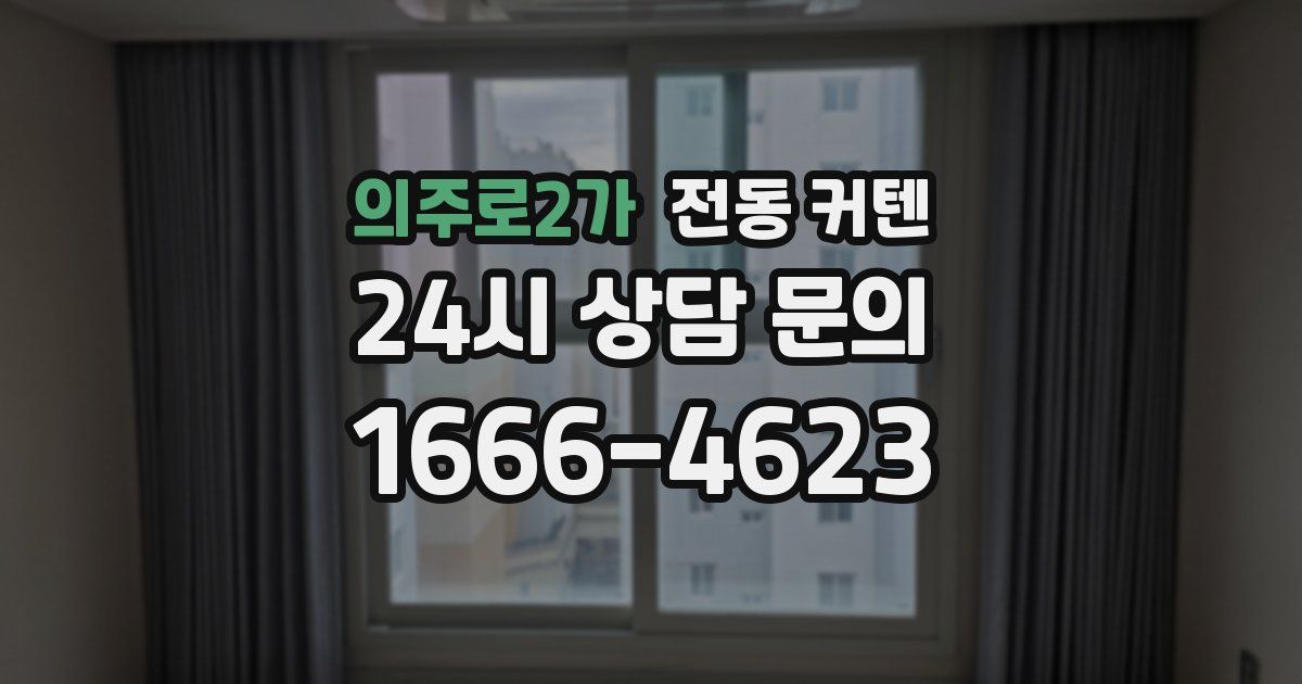 의주로2가 전동 커텐
