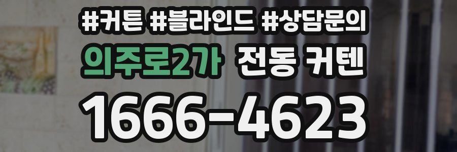 의주로2가 전동 커텐