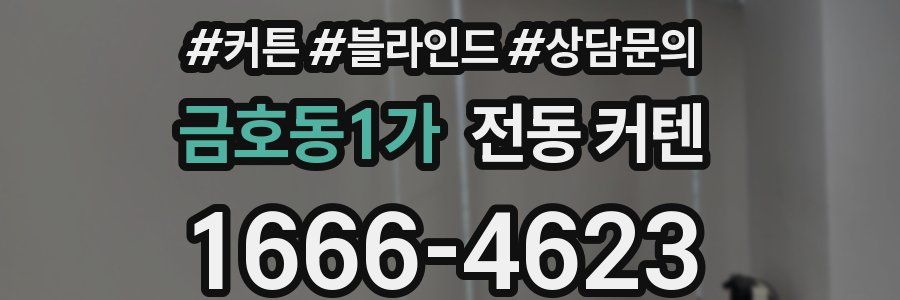 금호동1가 전동 커텐