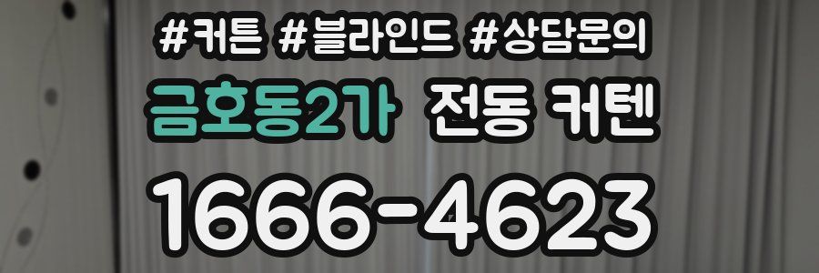 금호동2가 전동 커텐