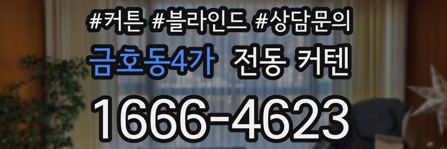 금호동4가 전동 커텐