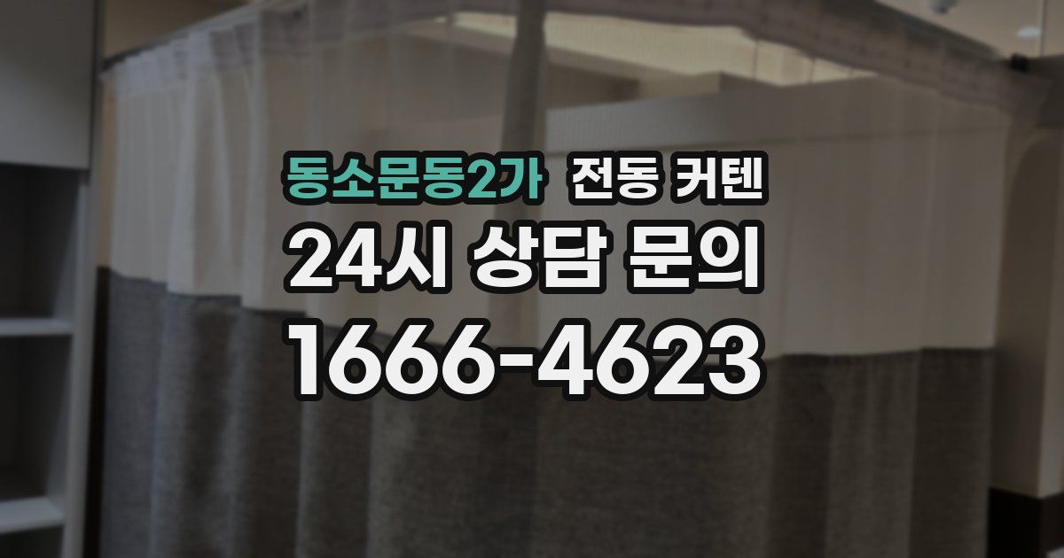동소문동2가 전동 커텐