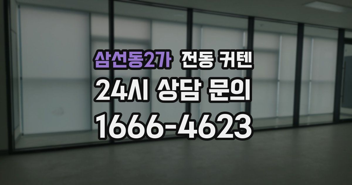 삼선동2가 전동 커텐
