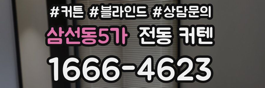 삼선동5가 전동 커텐
