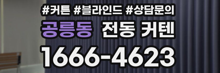 공릉동 전동 커텐