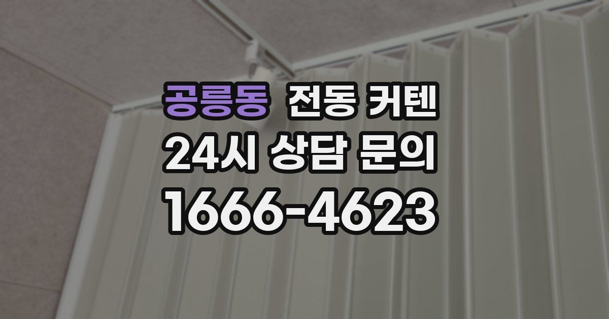 공릉동 전동 커텐