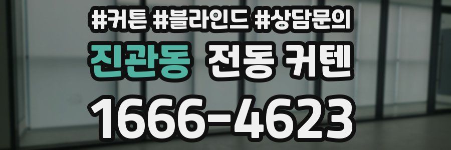 진관동 전동 커텐
