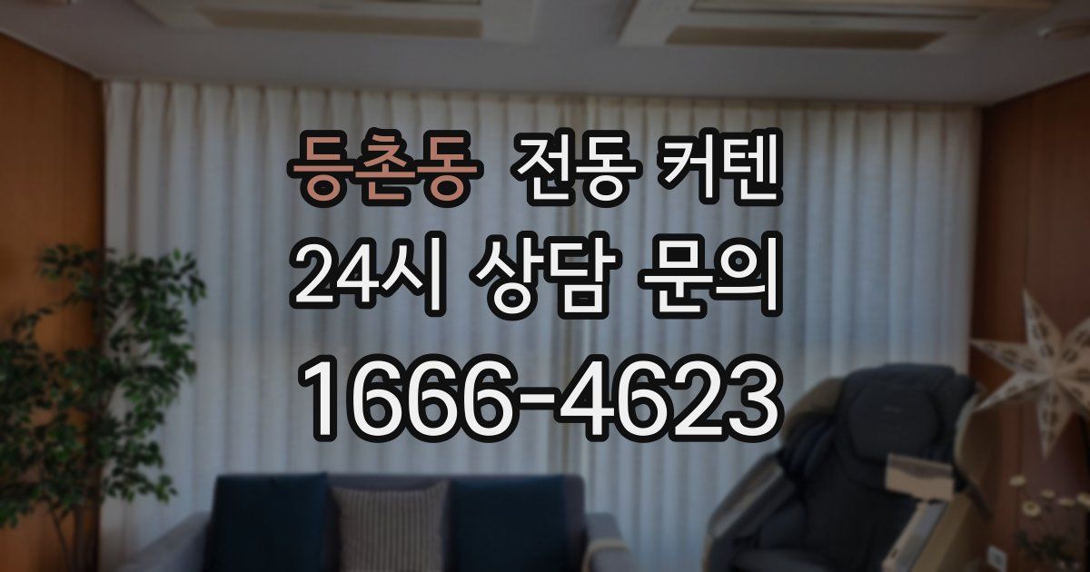 등촌동 전동 커텐