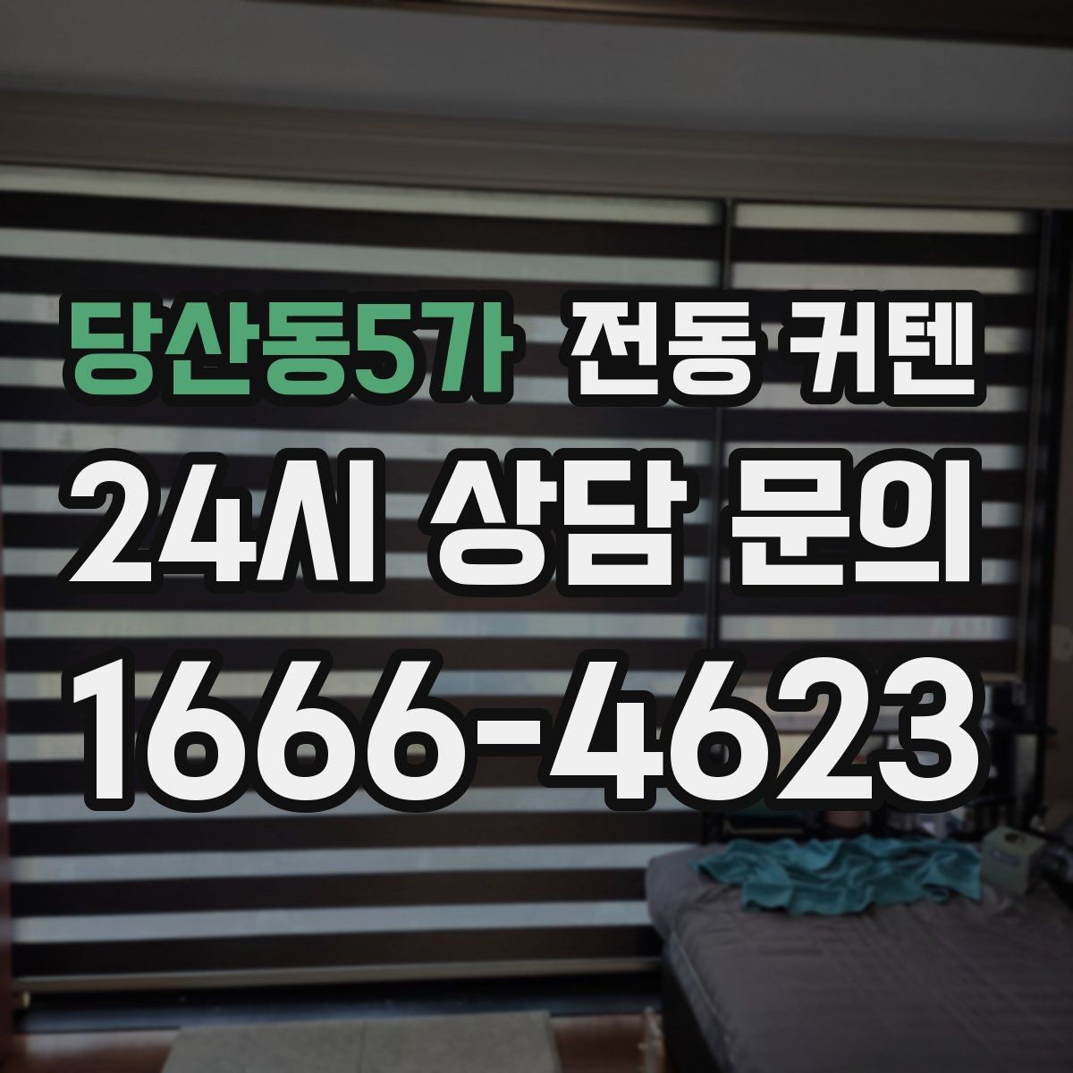 당산동5가 전동 커텐 공간별 활용과 관리 팁
