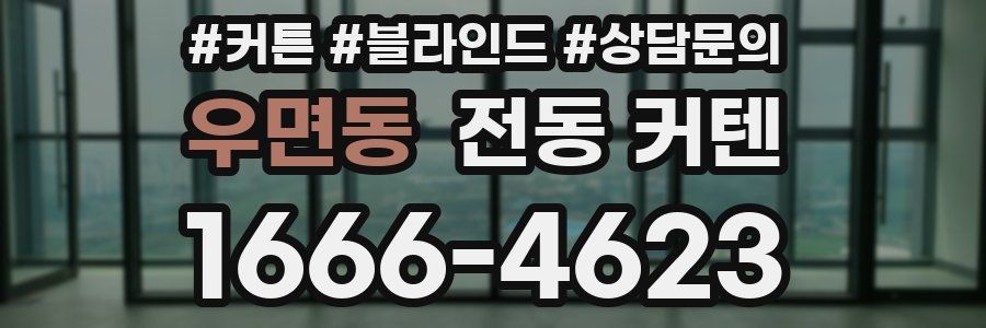 우면동 전동 커텐