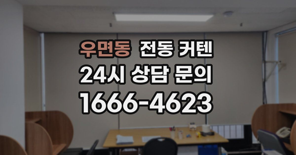 우면동 전동 커텐