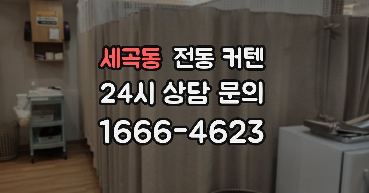 세곡동 전동 커텐