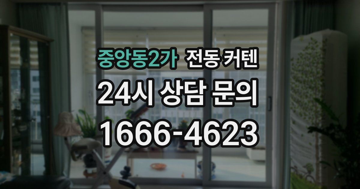 중앙동2가 전동 커텐