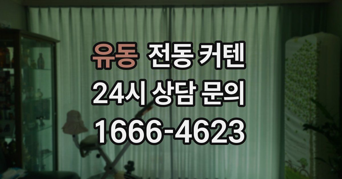 유동 전동 커텐
