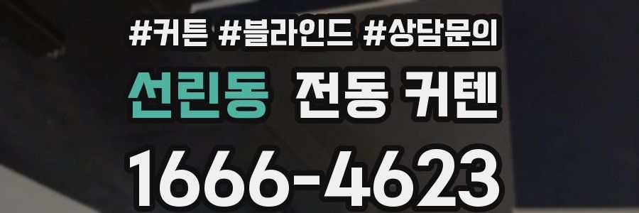 선린동 전동 커텐