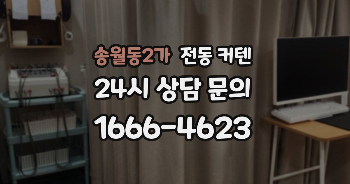 송월동2가 전동 커텐