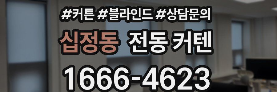 십정동 전동 커텐